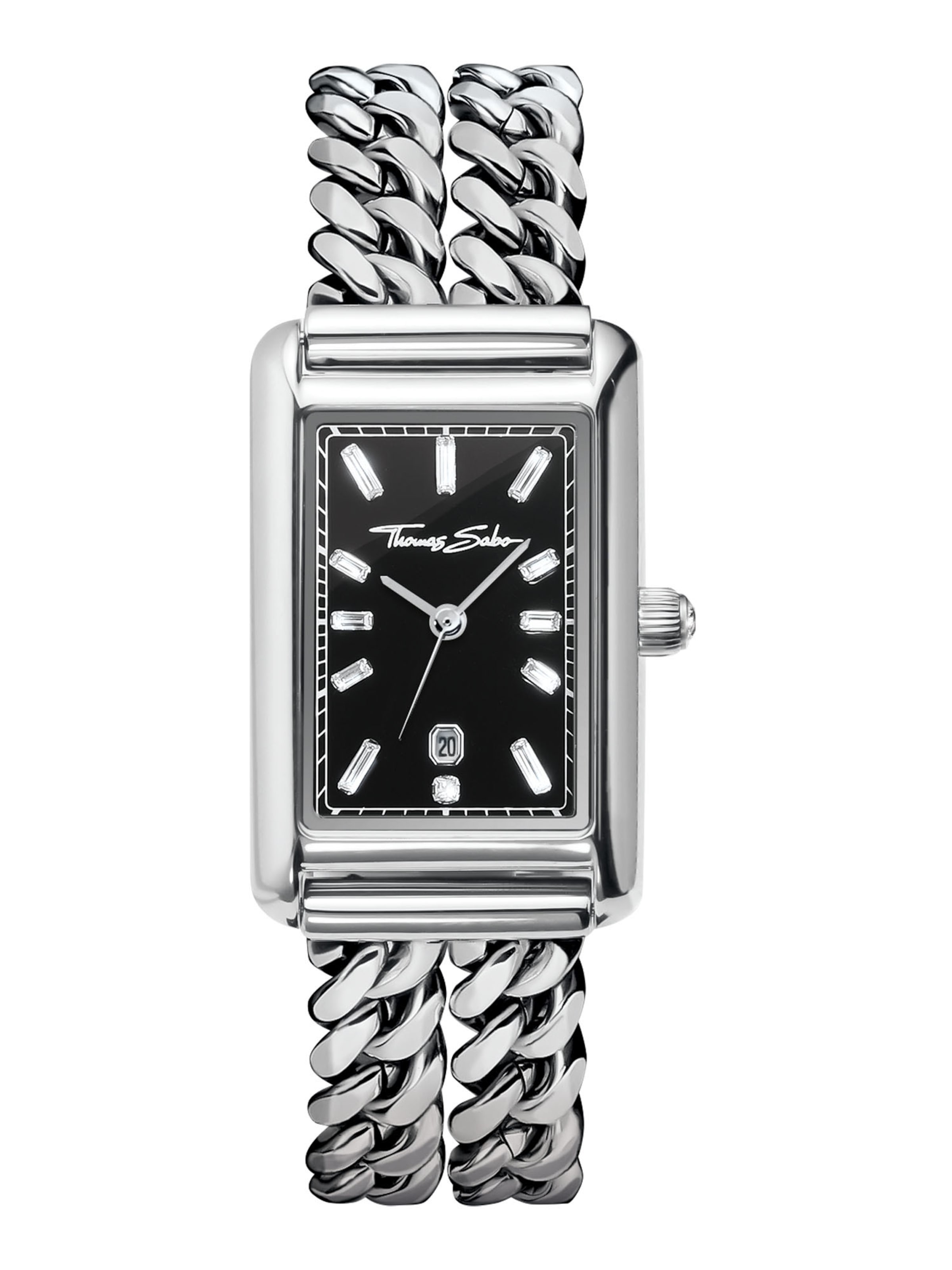 Thomas Sabo Uhr 'Bold Elegance' in Silber: Vorderseite