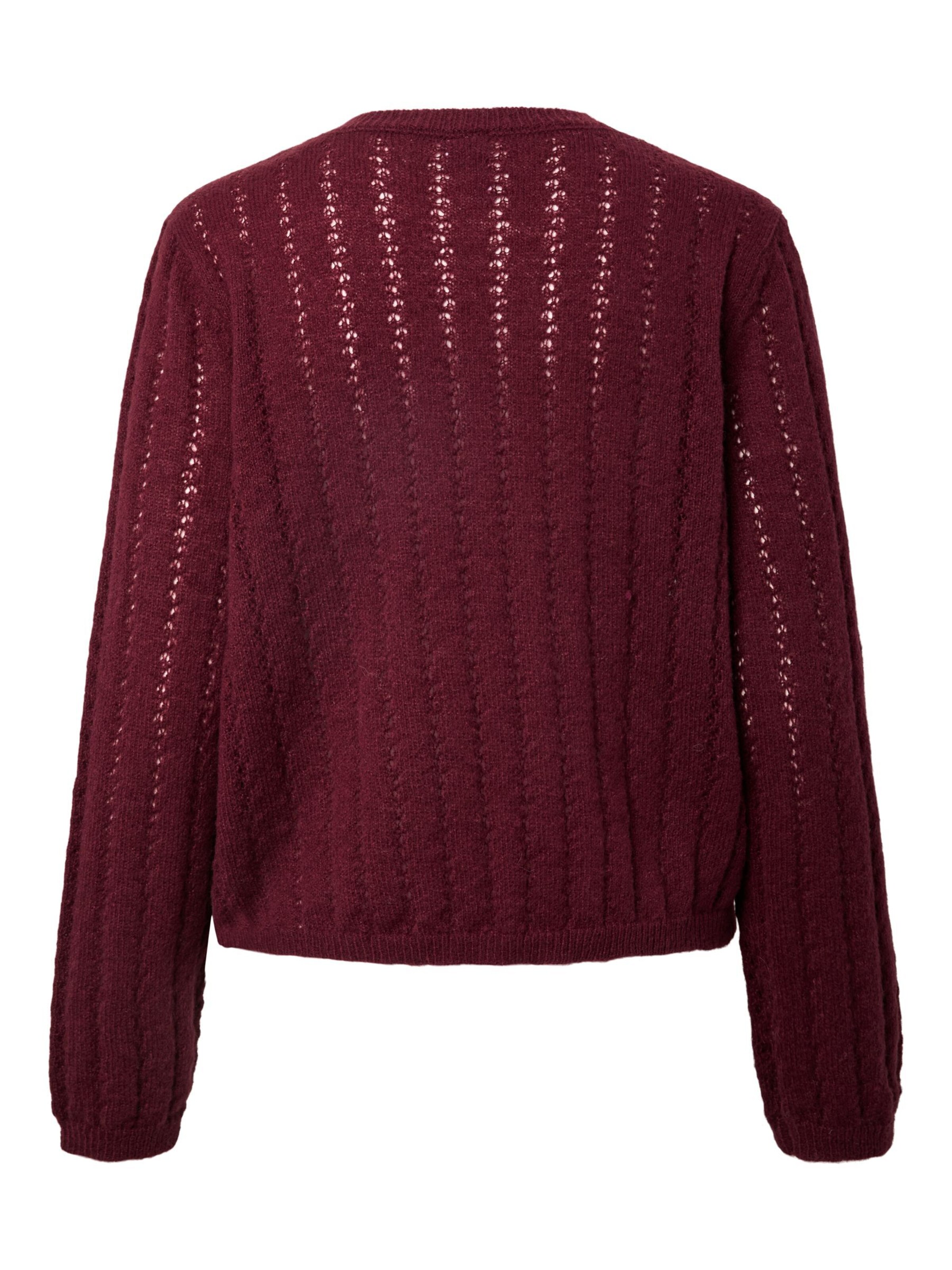 PIECES Pullover in Rot