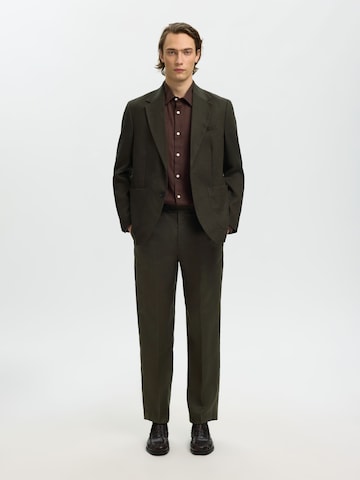 Coupe regular Veste de costume SELECTED en vert