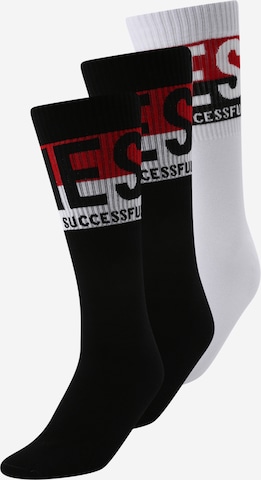 Chaussettes 'SKM-RAY' DIESEL en noir : devant