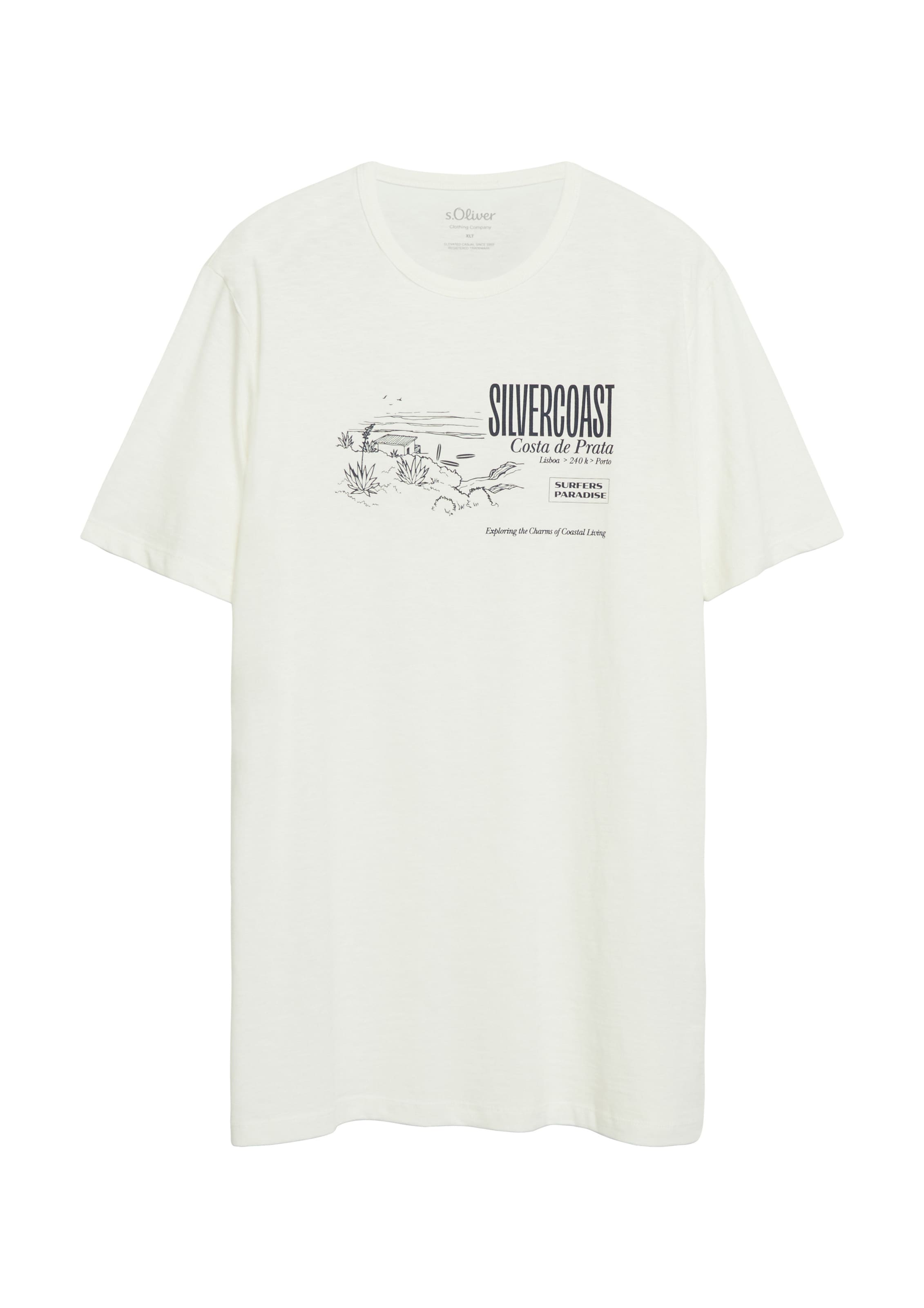 s.Oliver T-Shirt in Weiß: Vorderseite