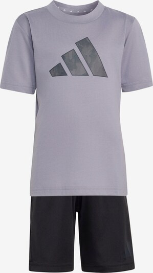 ADIDAS SPORTSWEAR Trainingsanzug 'Seasonals' in 104 in grau / lavendel / schwarz, Produktansicht
