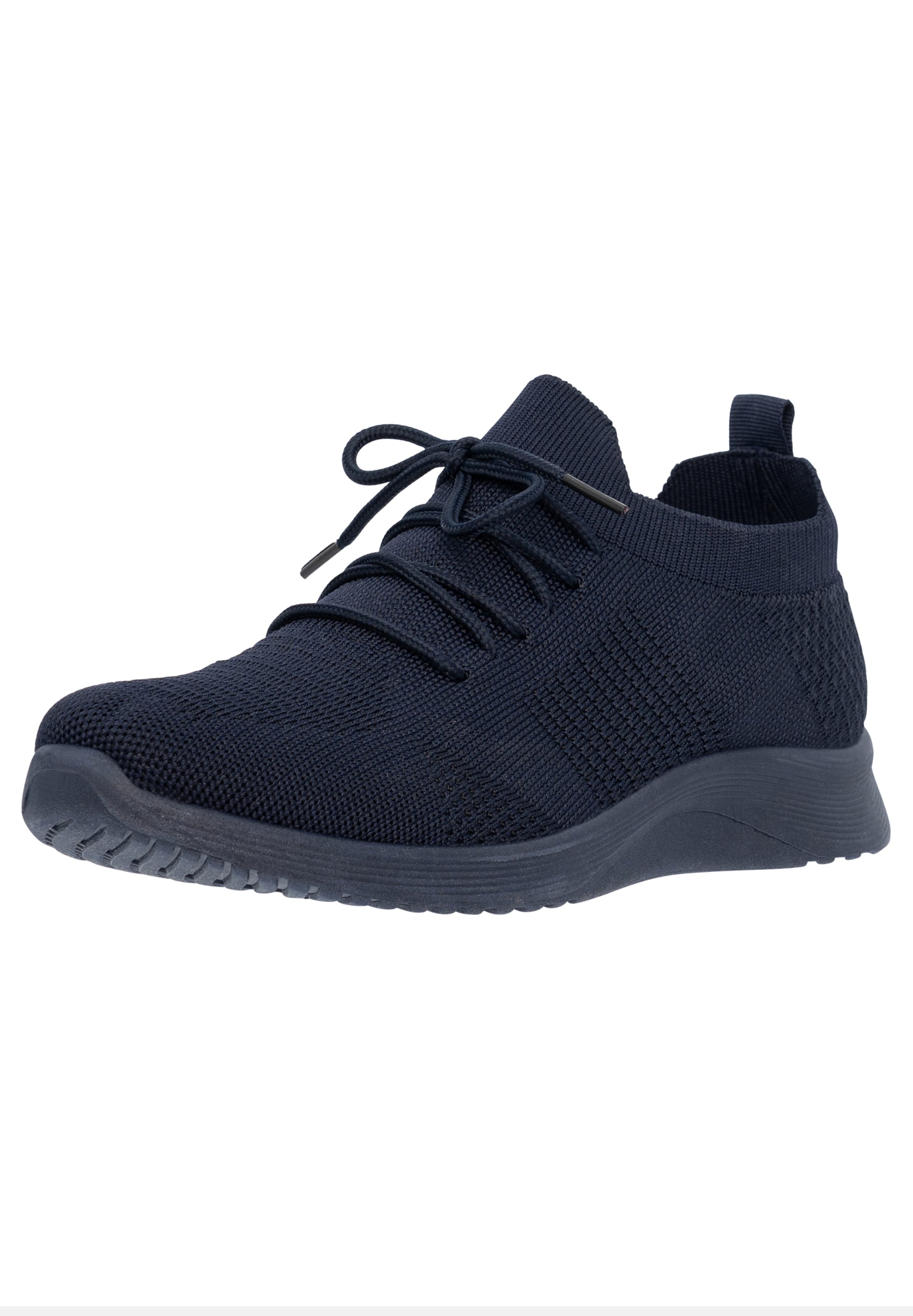 Scarpa slip-on di Elara in blu: frontale