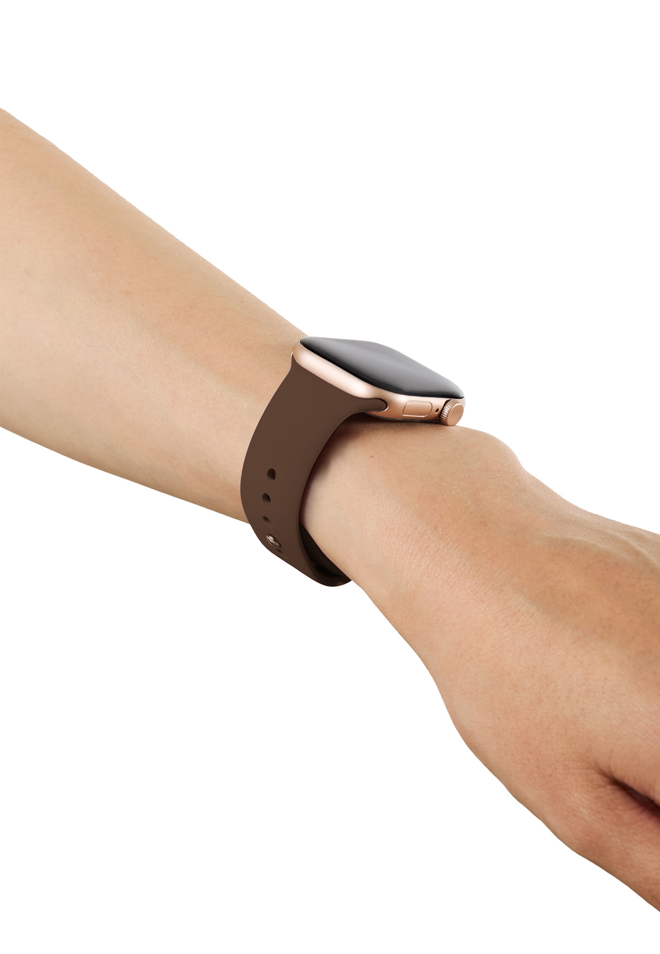 Orologio digitale 'Apple Watch 38/40/41/42 Small' di iDeal of Sweden in marrone: frontale
