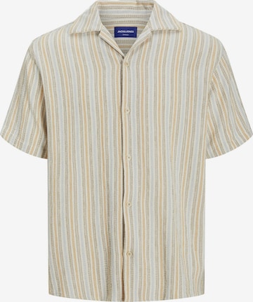 JACK & JONES Button Up Shirt 'JORCoba' in Orange: front