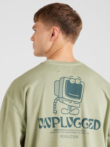 Sweat-shirt Revolution en vert