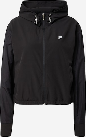FILA Training jacket 'RIVA' in Black: front