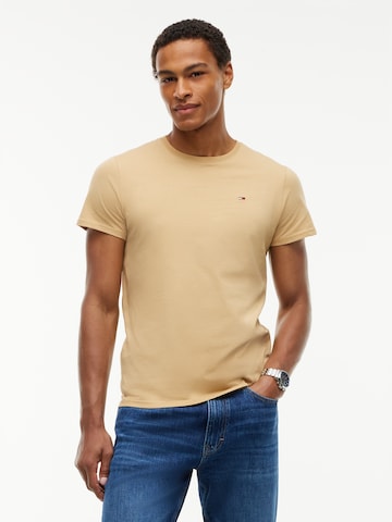 Tommy Jeans Shirt in Beige: voorkant