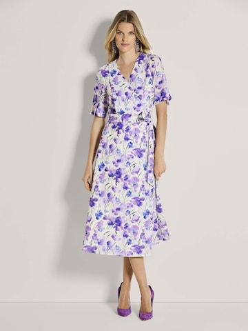 Robe MADELEINE en violet : devant