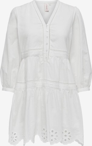 Robe 'JADA' ONLY en blanc : devant