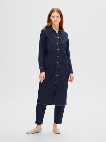 SELECTED FEMME Shirt Dress 'Dagmar' in Blue