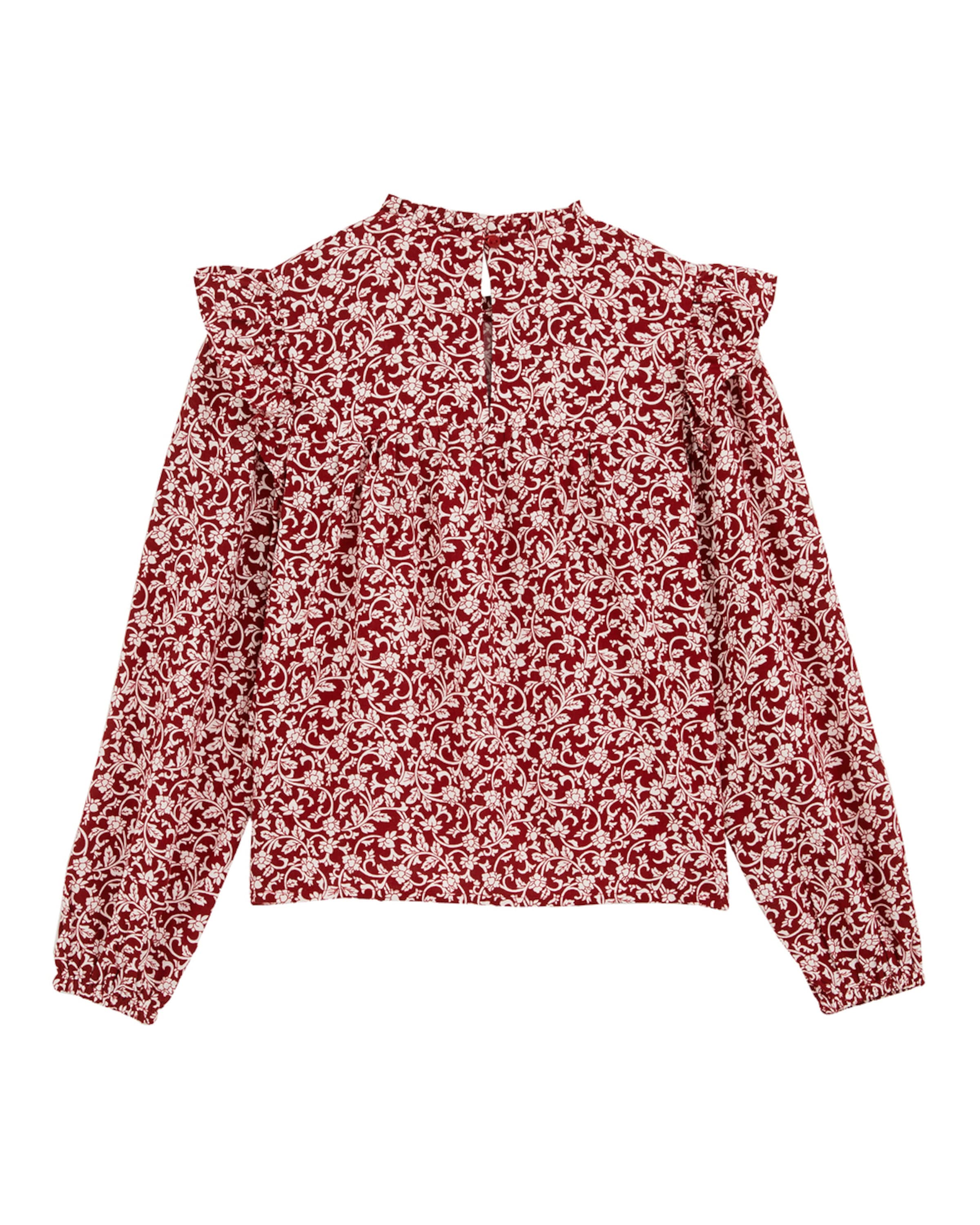 WE Fashion Pluus, värv punane: eest vaates