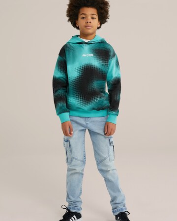 WE Fashion Sweatshirt in Green