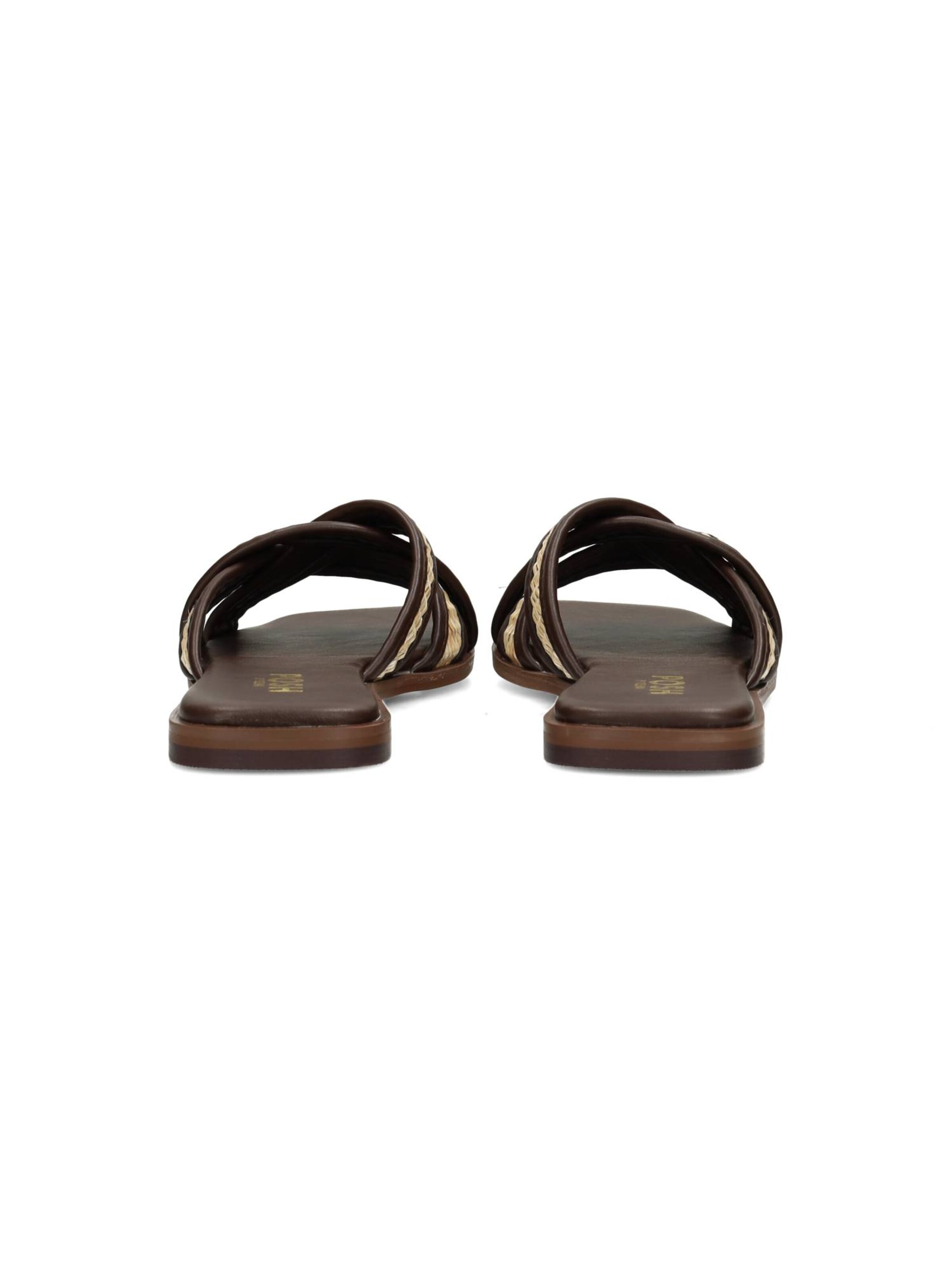 Mule 'Sienna' POSH by Poelman en marron