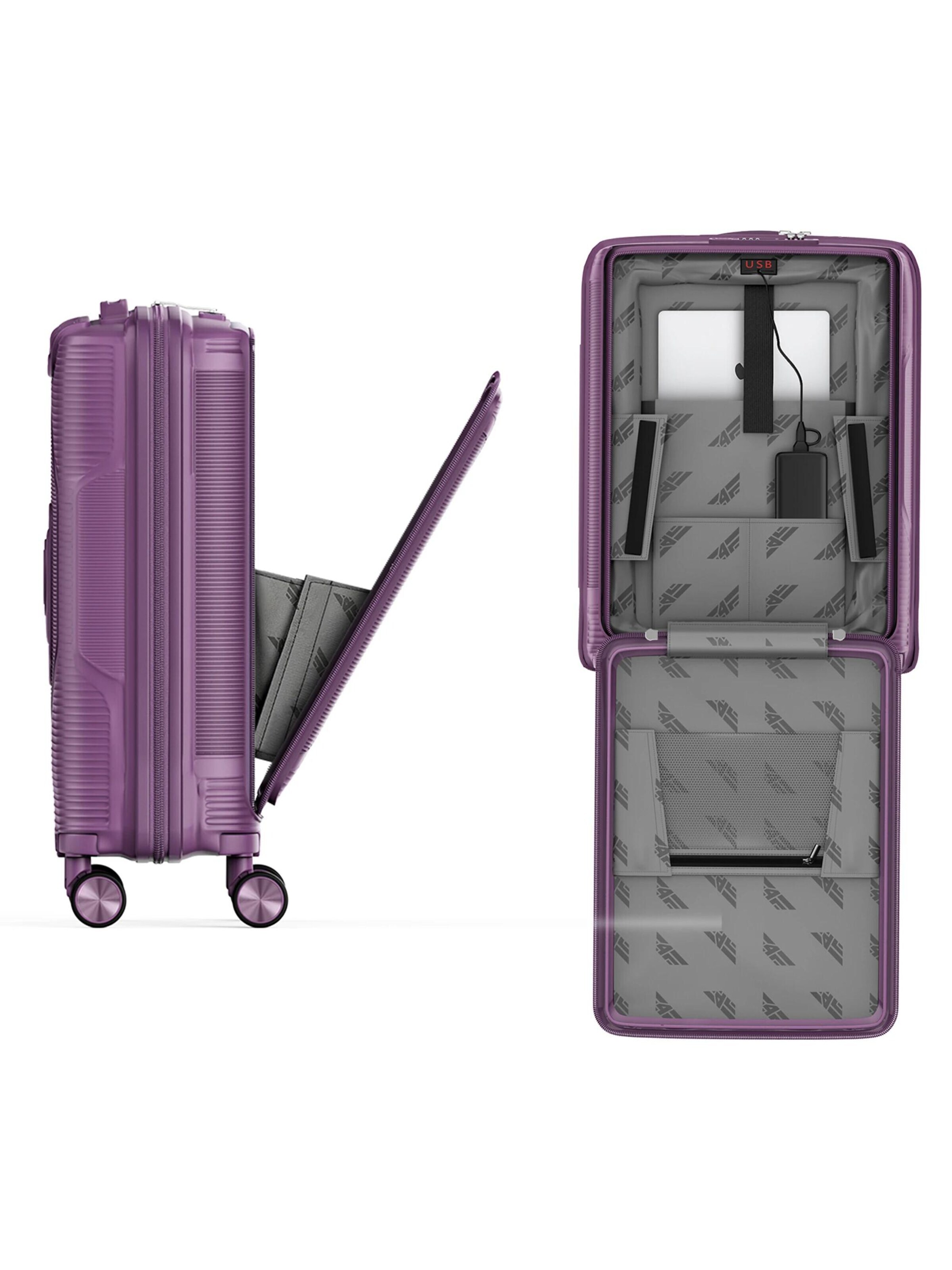 4FLY Kofferset 'Linea Lux'‌‌‌‌‌‌‌‌‌‌ in Lila