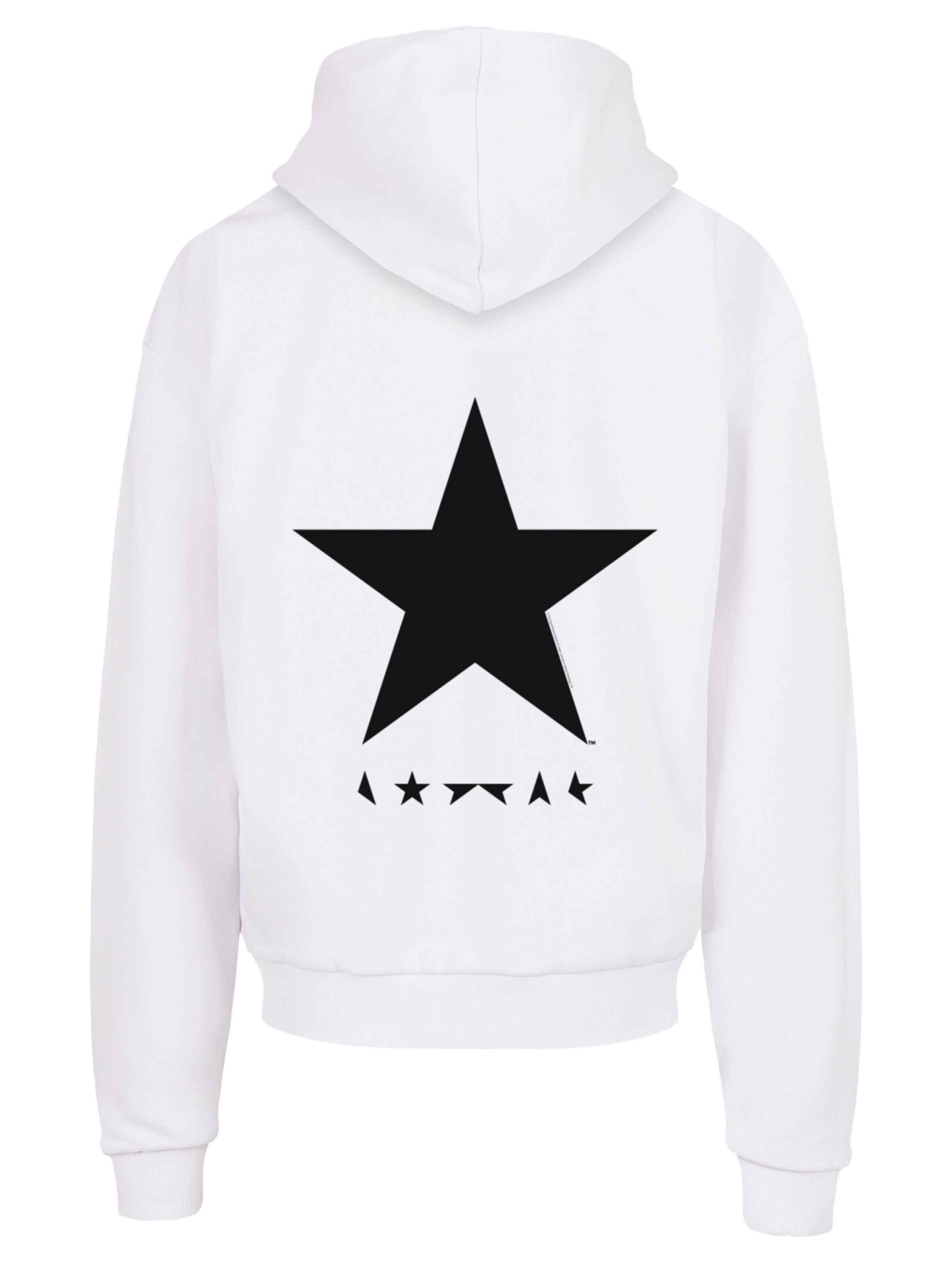 F4NT4STIC Sweatshirt 'David Bowie' in White: front