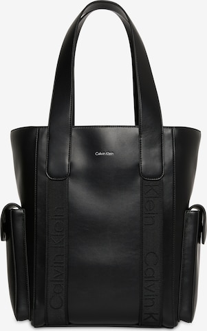 Calvin Klein Шоппер в Черный: спереди