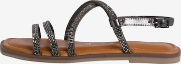 TAMARIS Sandalen met riem in Zwart