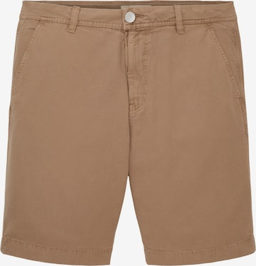 Pantalon chino TOM TAILOR en beige : devant