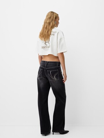 Bershka Wide leg Jeans in Black