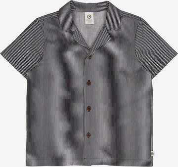 Müsli by GREEN COTTON Regular fit Button Up Shirt in Black: front
