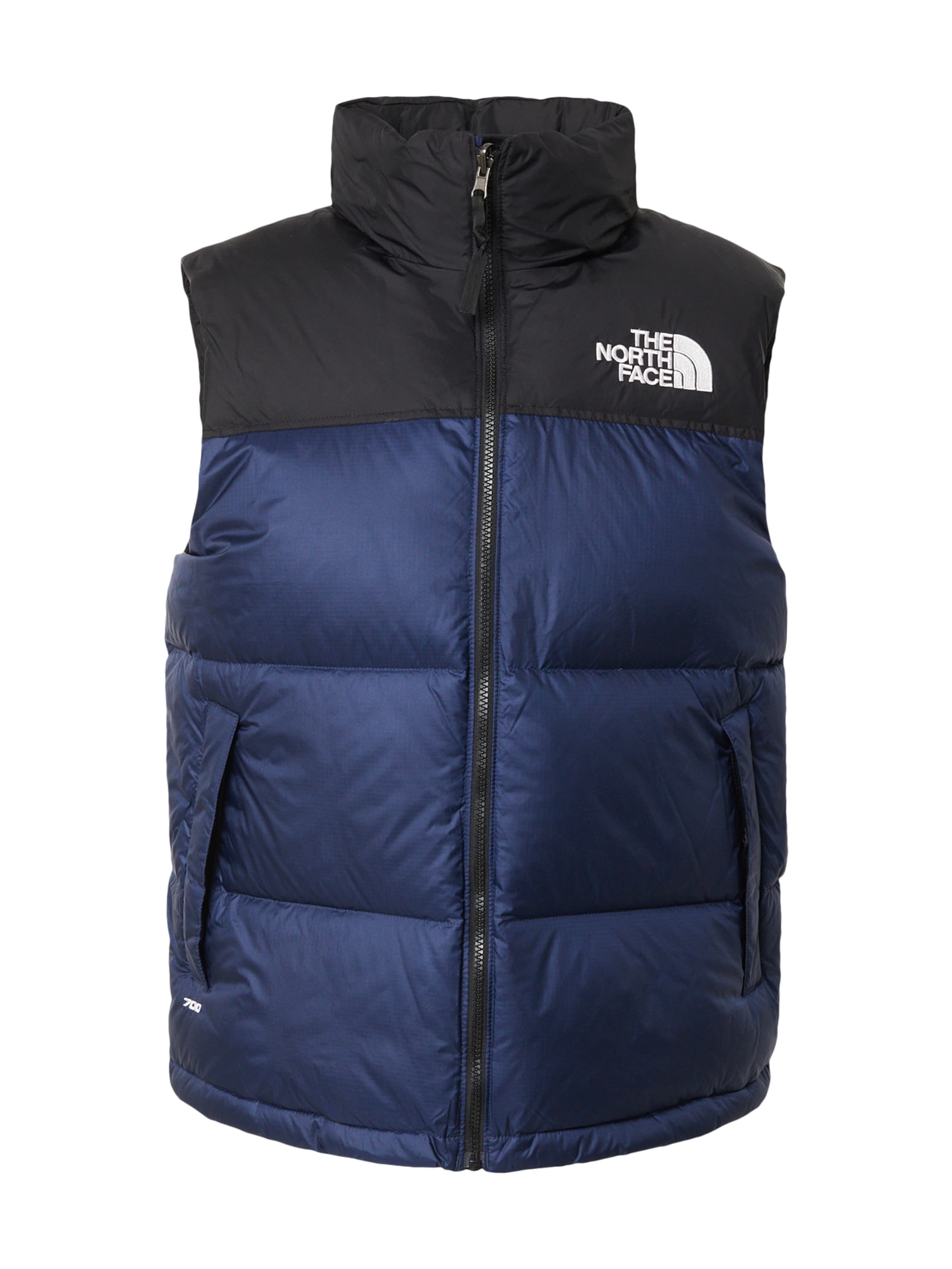THE NORTH FACE - Ajuste regular Chaleco '1996 Retro Nuptse' en azul: frente