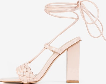CelenaSandale s remenčićima 'Chahra' - roza boja: prednji dio