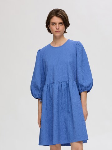 SELECTED FEMME Dress 'SLFANNE' in Blue: front