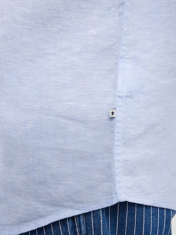 BIG STAR Regular fit Button Up Shirt 'Linerso' in Blue