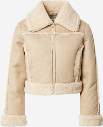 Abercrombie & Fitch Jacke 'SHEARLING' in Braun: predná strana