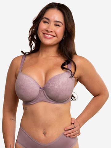 Invisible Soutien-gorge 'True' SugarShape en violet : devant
