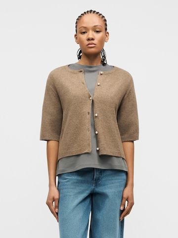 JDY Cardigan 'JDYRUE' i brun: forside