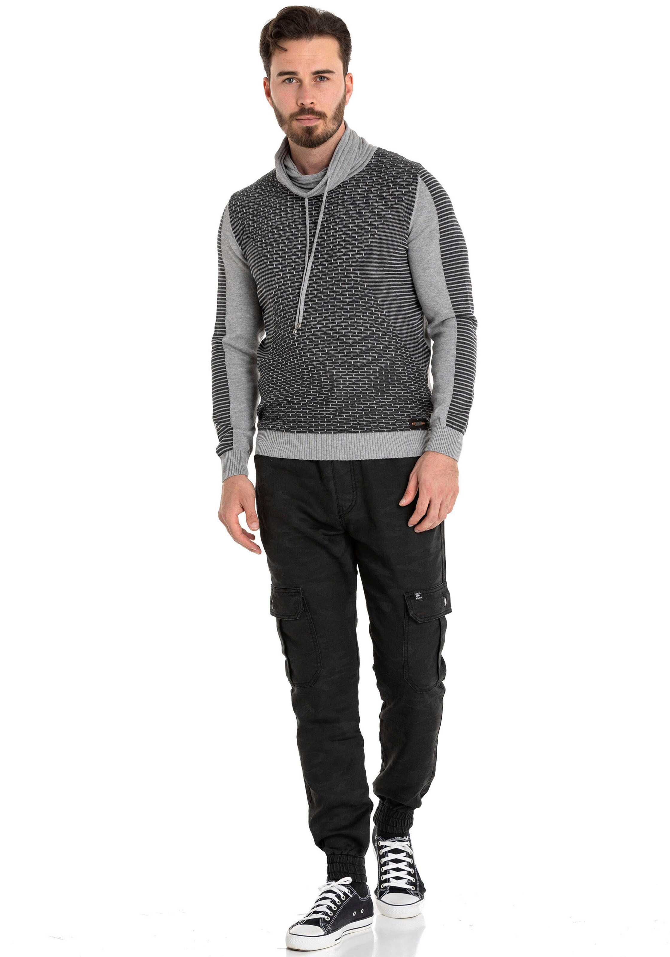 CIPO & BAXX Trui in Grijs