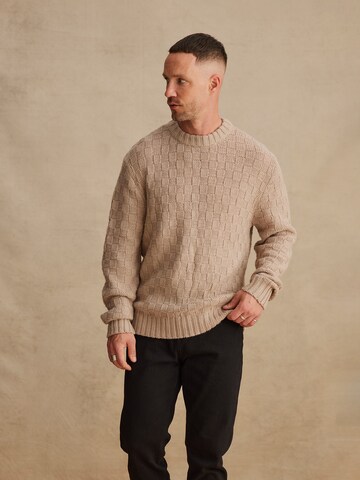 Pull-over 'Hermann' DAN FOX APPAREL en gris : devant