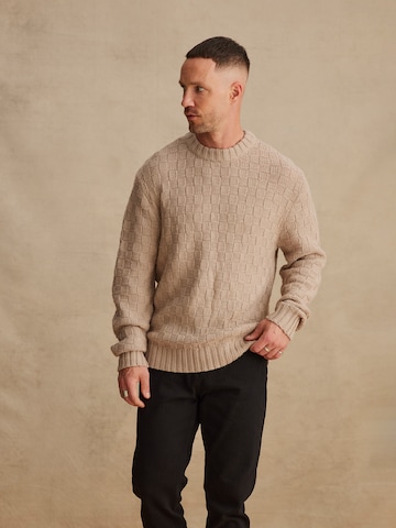 DAN FOX APPAREL Pullover 'Hermann' in Grau: predná strana