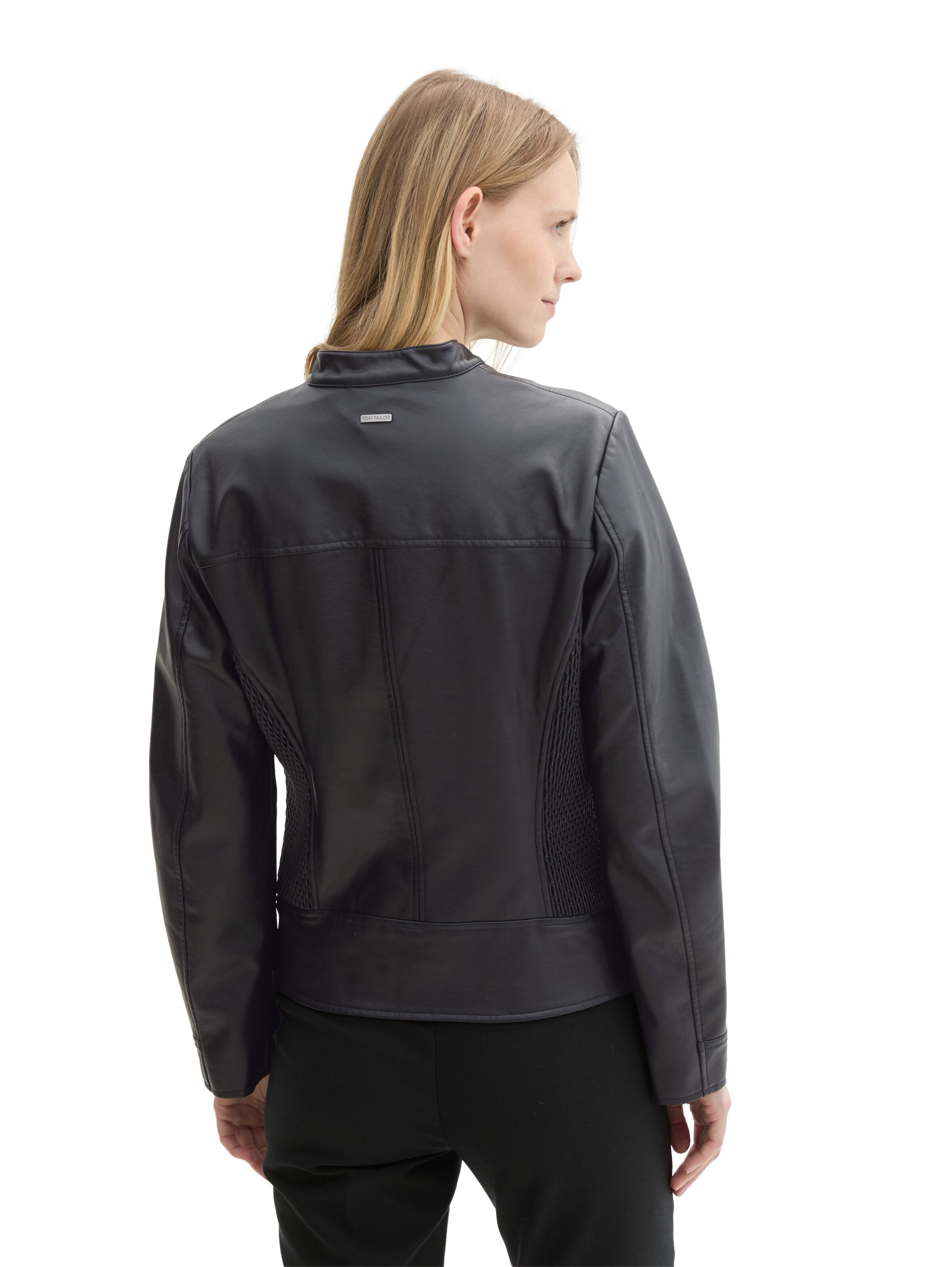 TOM TAILOR Jacke in Schwarz