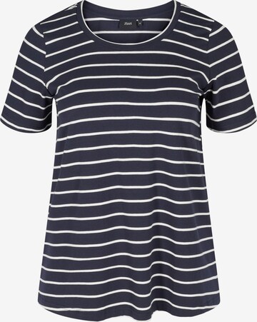 Zizzi Shirt in Blue: front