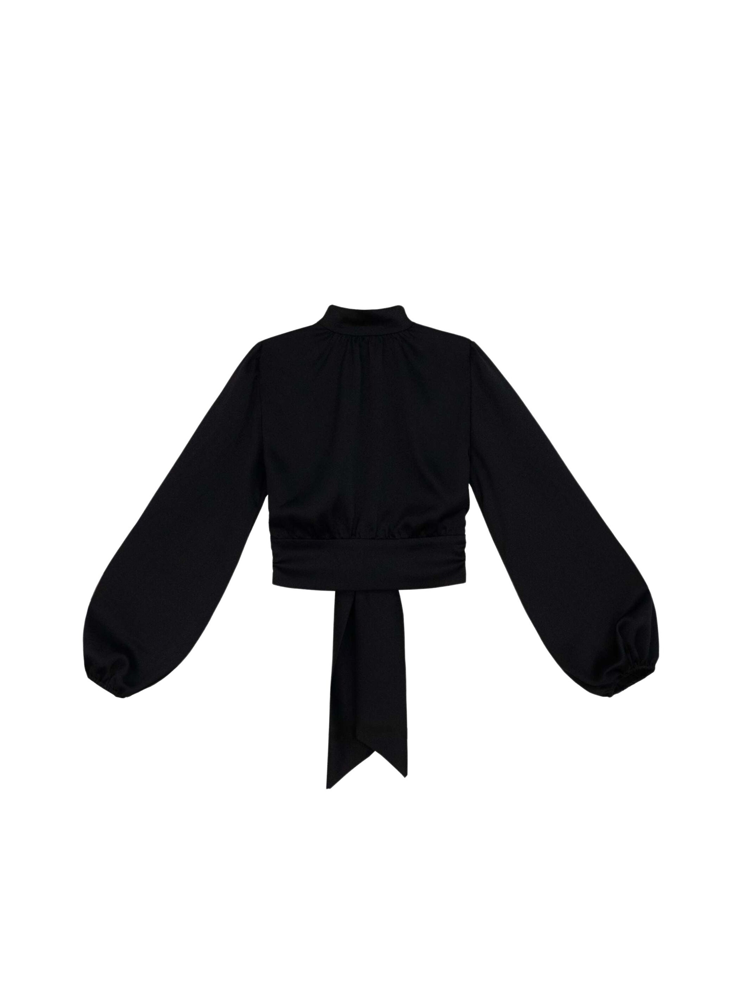 THE-ARE - Blusa en negro: frente