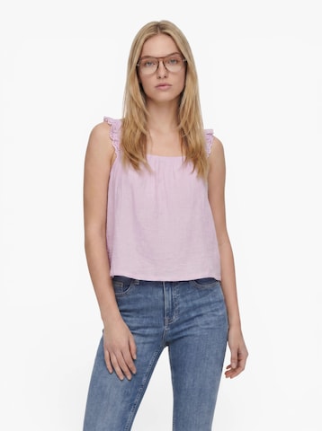 PIECES - Top 'PCSastina' en lila: frente