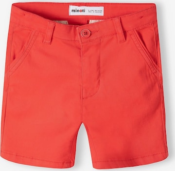 Pantalon MINOTI en rouge : devant