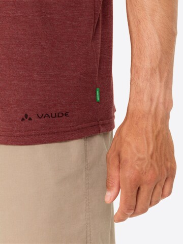 VAUDE Functioneel shirt 'Redmont' in Rood