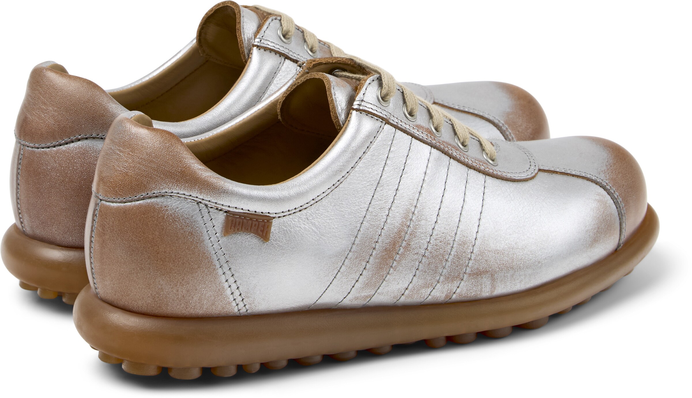 CAMPER Sneaker 'Pelotas Ariel' in Silber
