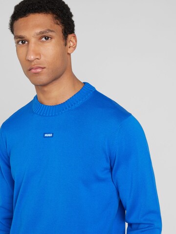 HUGO Pullover 'San Cosmo' in Blau