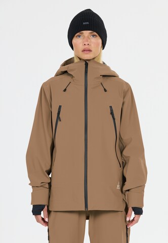 SOS Sports jacket 'Hoverla' in Brown: front