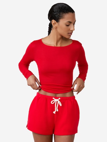 ETAM Pyjamashorts in Rot