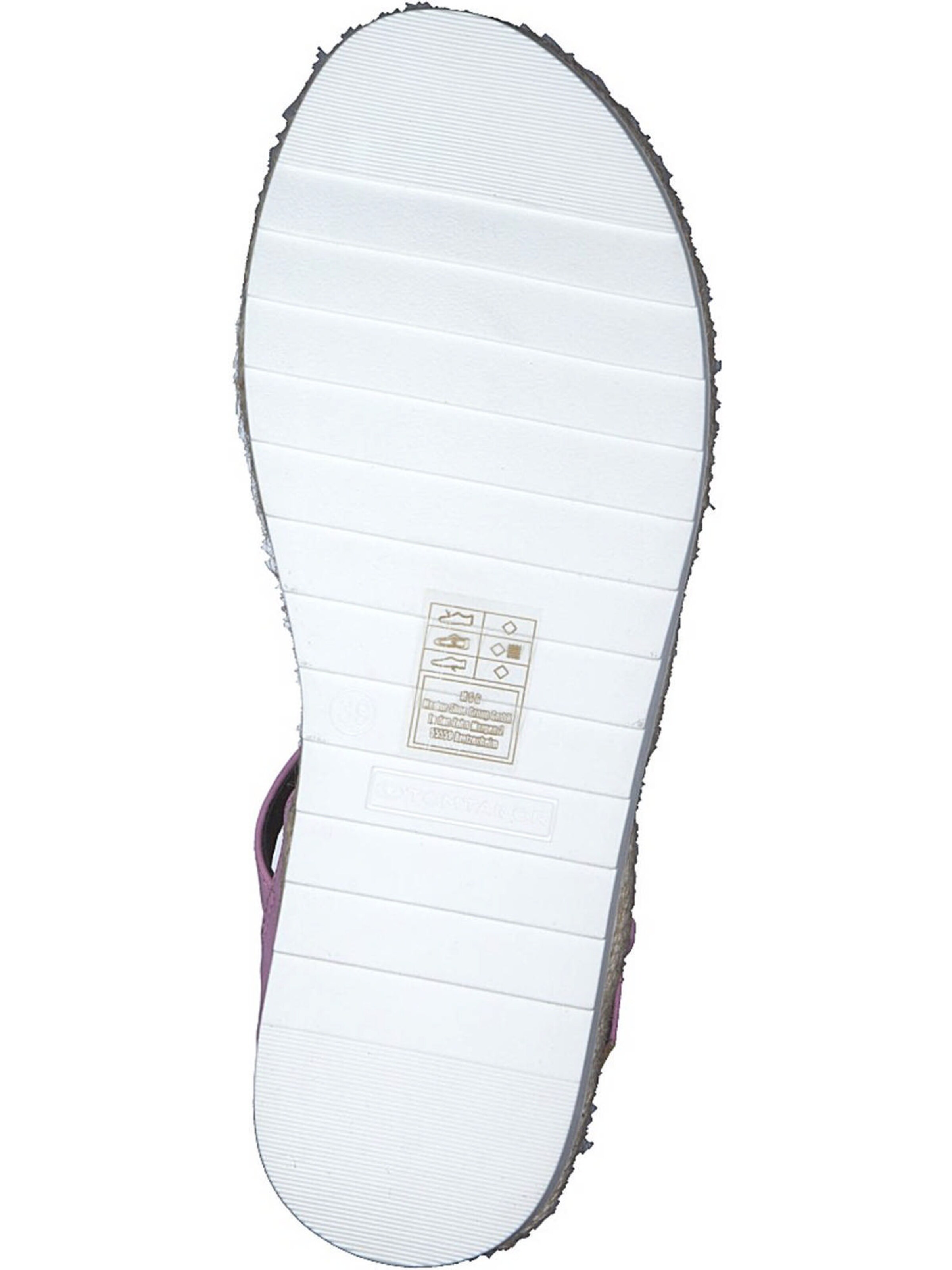 TOM TAILOR Sandals in Pink