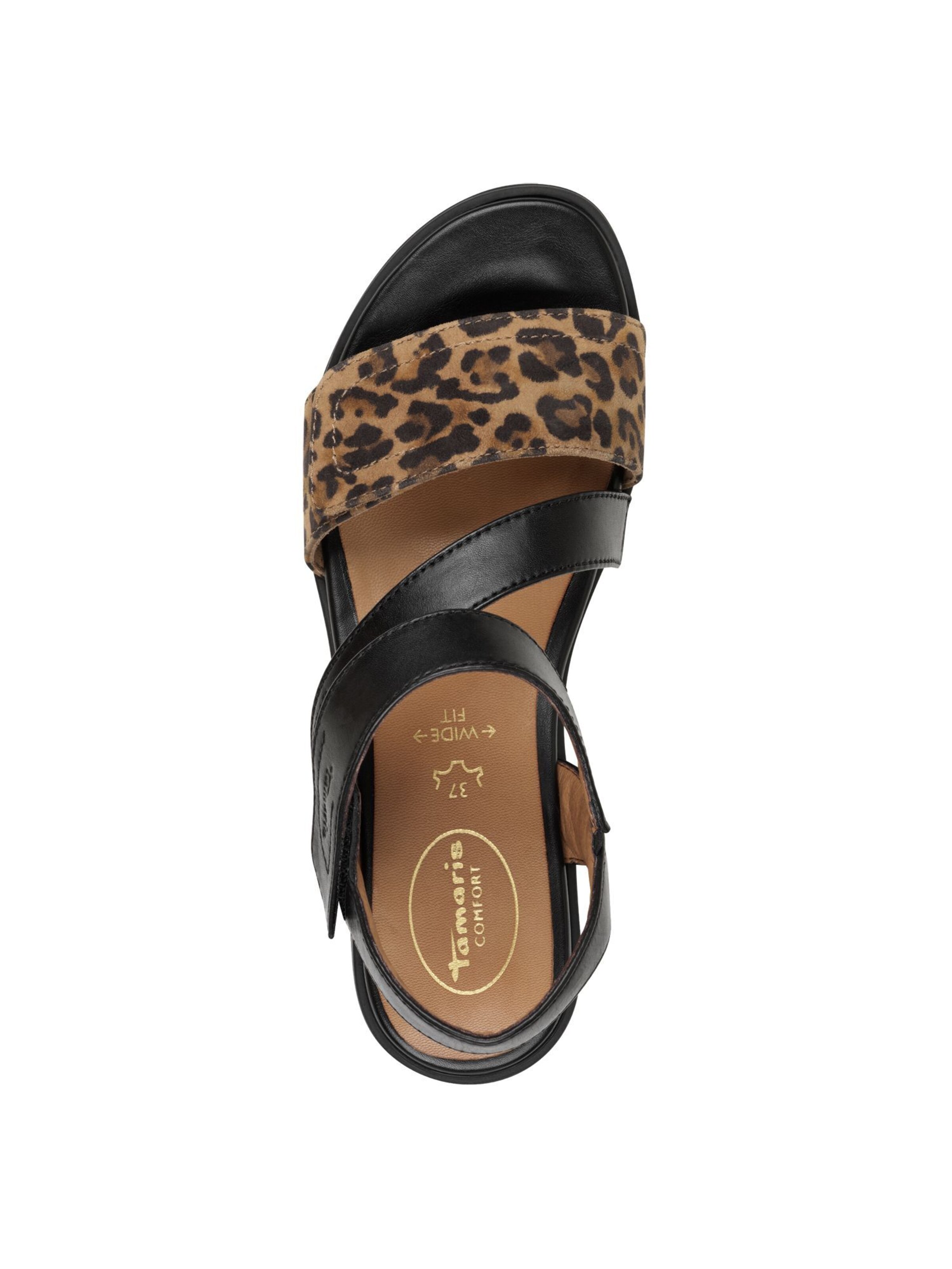 Sandalo di Tamaris in nero