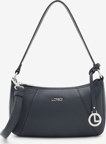 L.CREDI Schultertasche 'Michaela' in Blau: Vorderseite