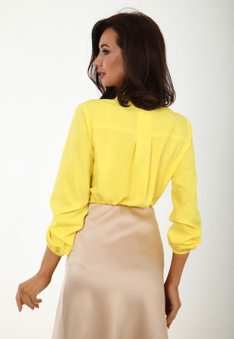 Awesome Apparel Blouse in Yellow
