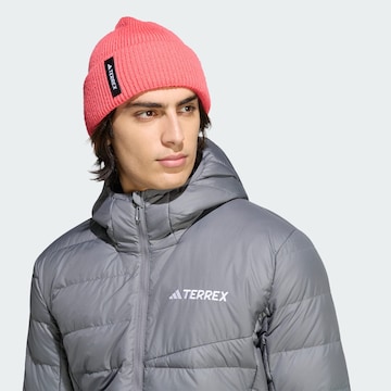 ADIDAS TERREX Μπουφάν πεζοπορίας ' Multi Light Down CLIMAWARM Hooded' σε γκρι